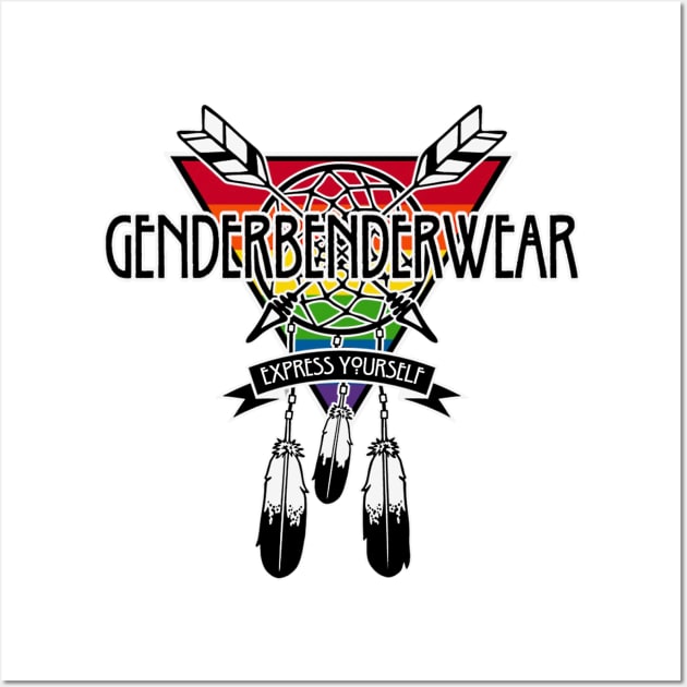 GenderBenderWear Dreamcatcher Logo - "Express Yourself" Wall Art by GenderBenderWear